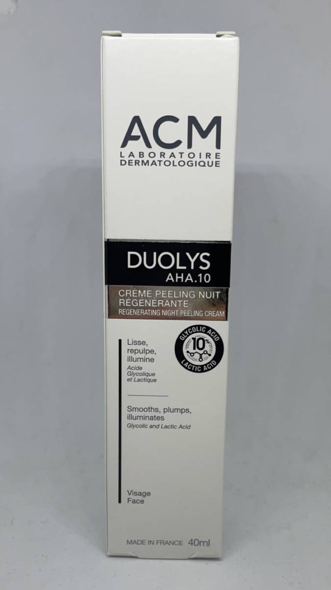 ACM crème peeling nuit régénératrice DUOLYS AHA.10 en pharmacie