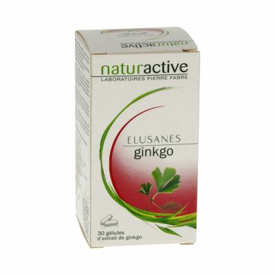 GINKGO BILOBA, favorise la circulation et maintien les performances intellectuelles