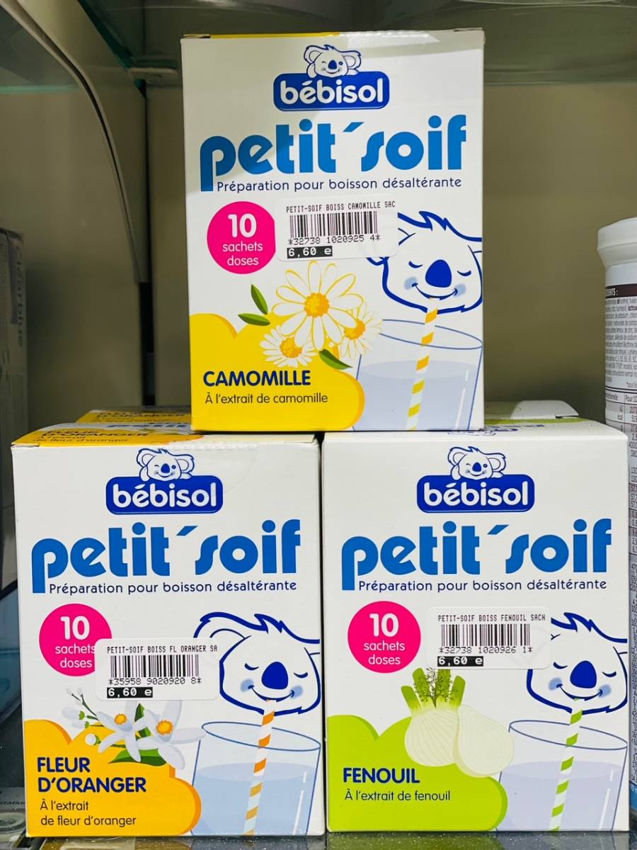 sachet boisson réhydratation parfumé bébé