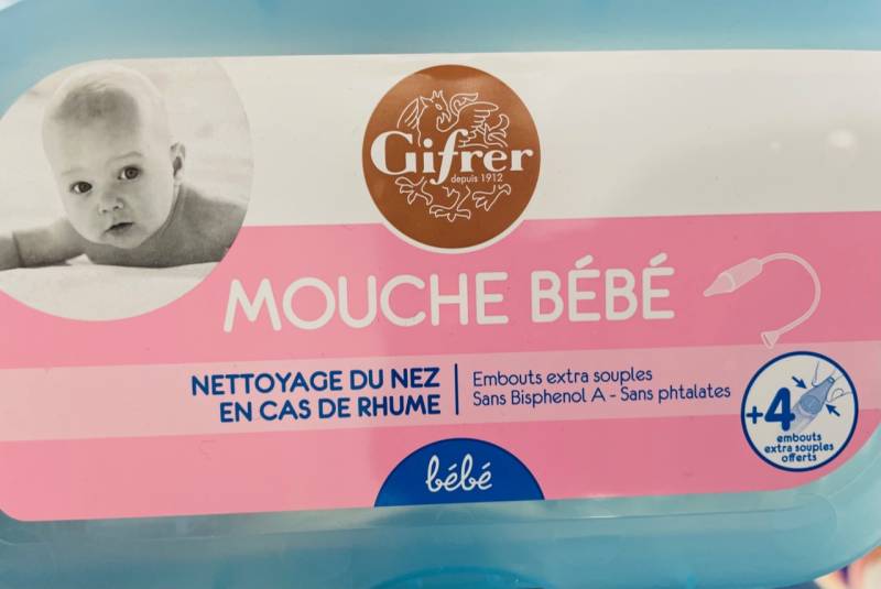mouche bébé avec embout changeable gifrer