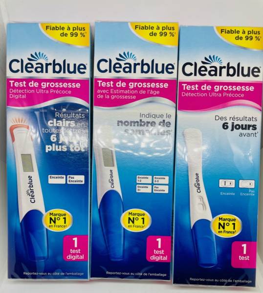TEST DE GROSSESSE CLEAR BLEUE à marseille