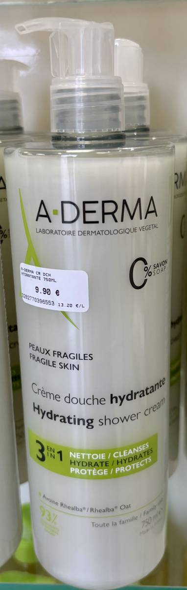 crème hydratante 750ml