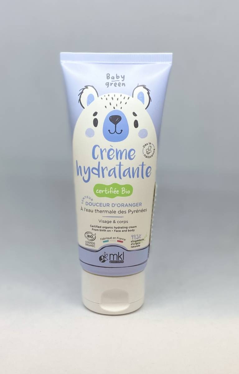 Crème hydratante BIO BABY GREEN en pharmacie