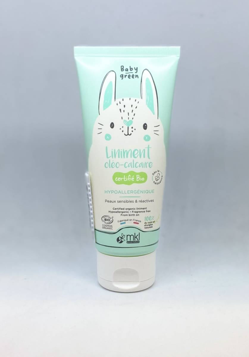 Liniment oléo calcaire Baby GREEN en pharmacie