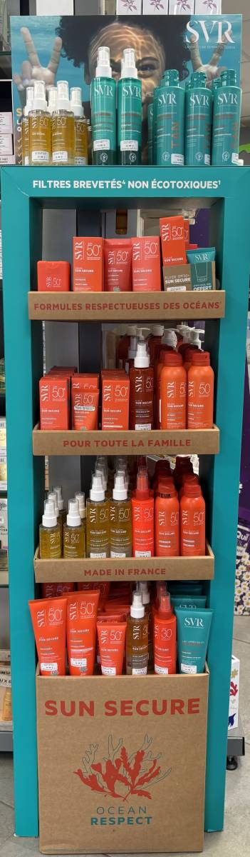 gamme sun secure en pharmacie 