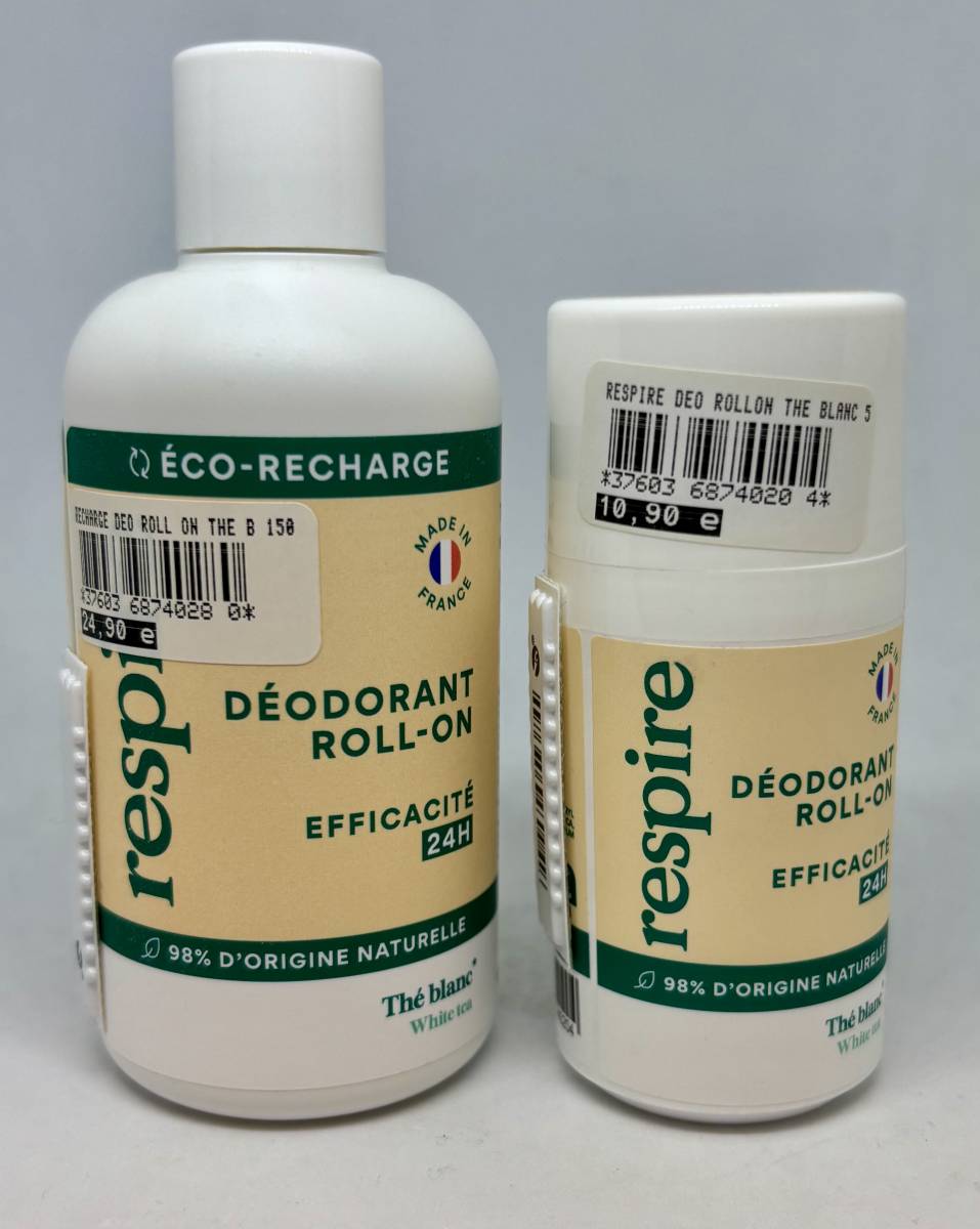 Déodorant thé blanc et sa recharge 