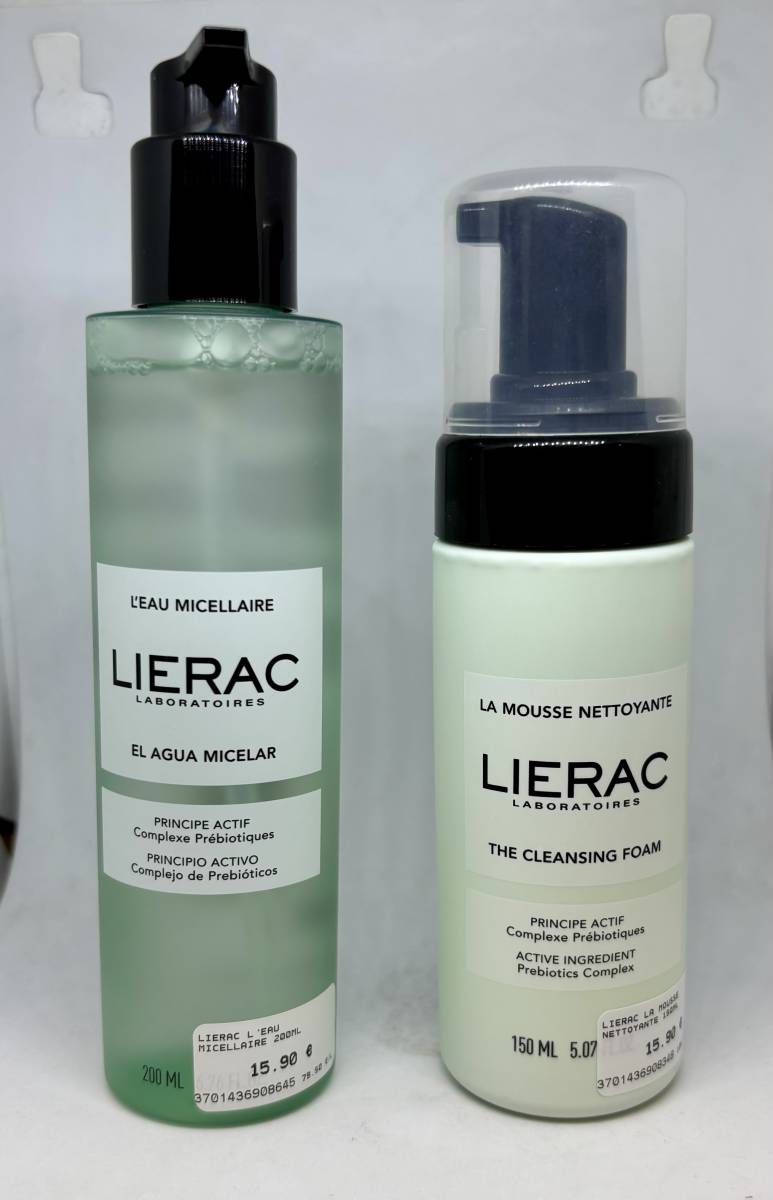 LIERAC EAUX MICELLAIRE / MOUSSE NETTOYANTE