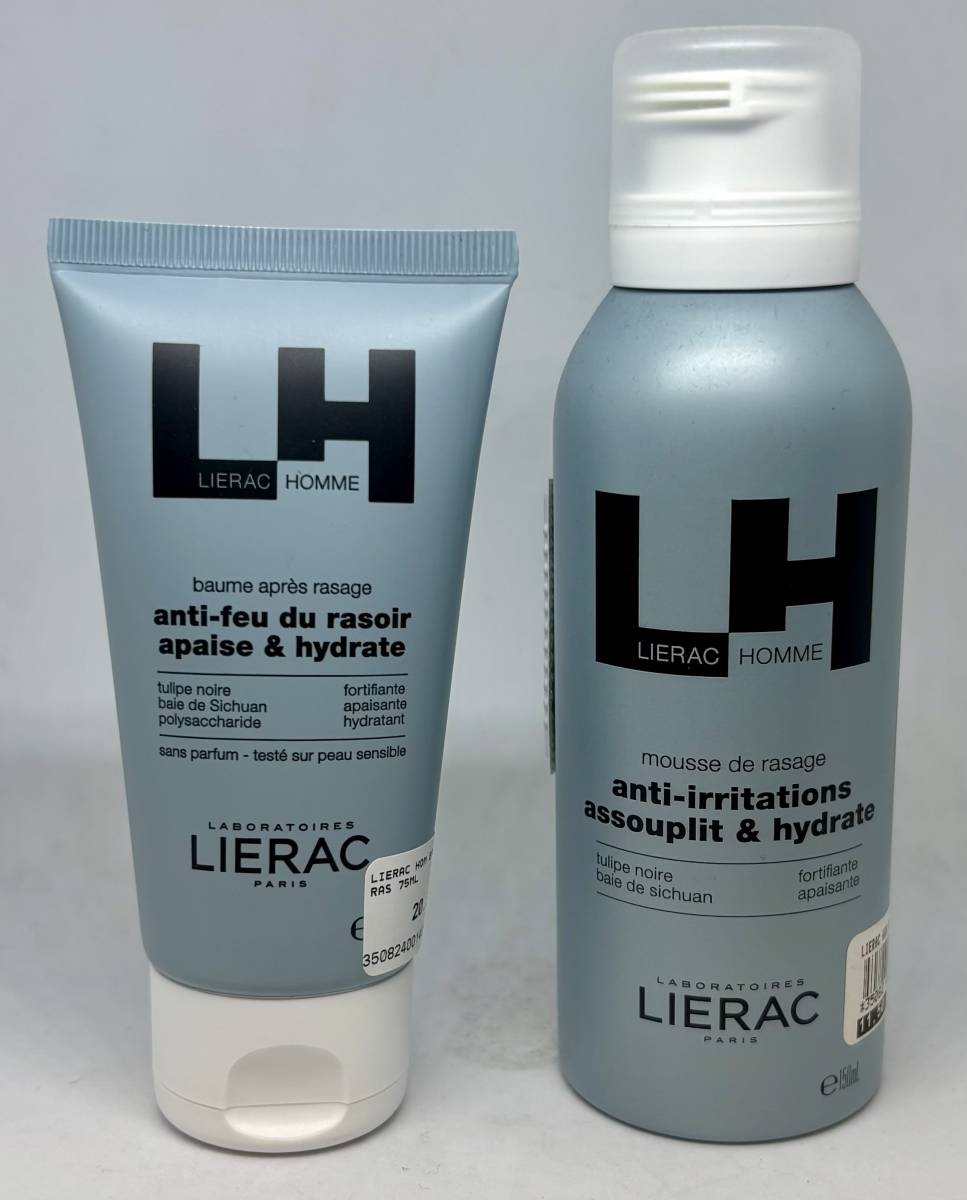 baume après rasage / mousse de rasage