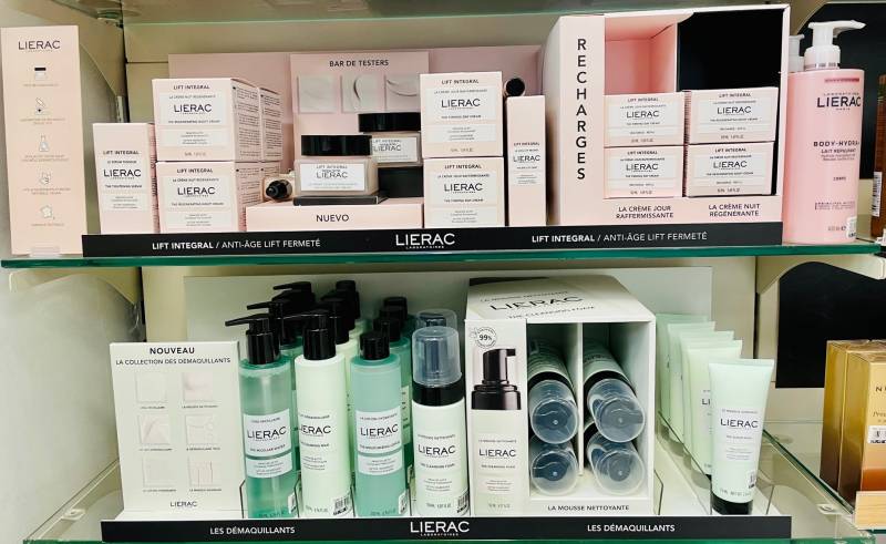 Gamme lierac en pharmacie