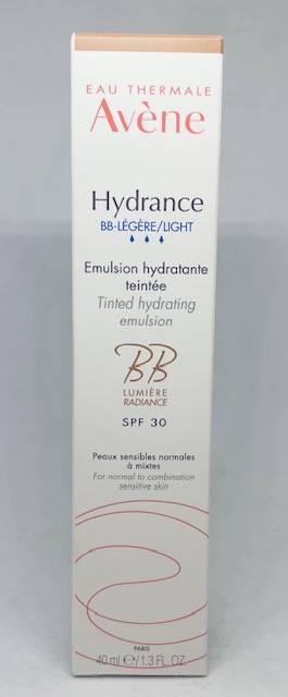Crème Avène Hydrance BB-Légère Hydratante Lumière Radiance SPF 30 Teintée de la pharmacie du petit bosquet 13012