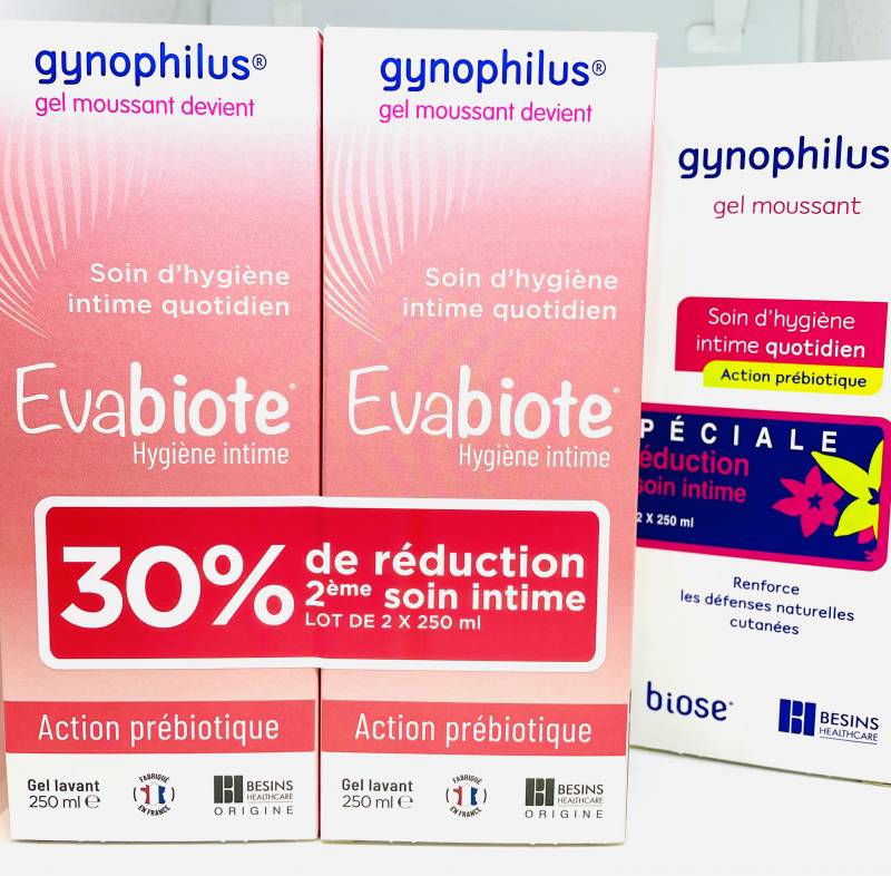 Evabiote moussant netoyant intime en pharmacie marseille