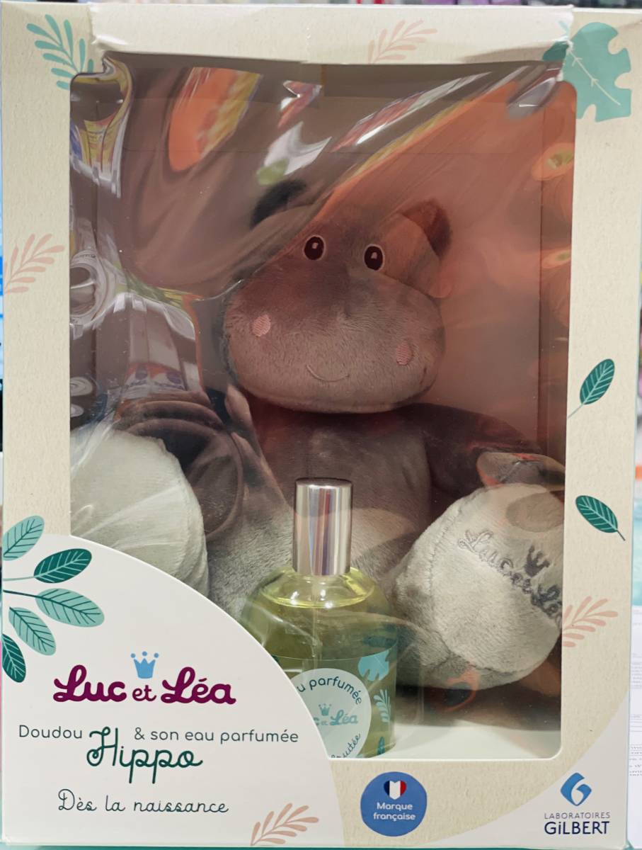 luc et léa eau parfumée hippopotame en pharmacie
