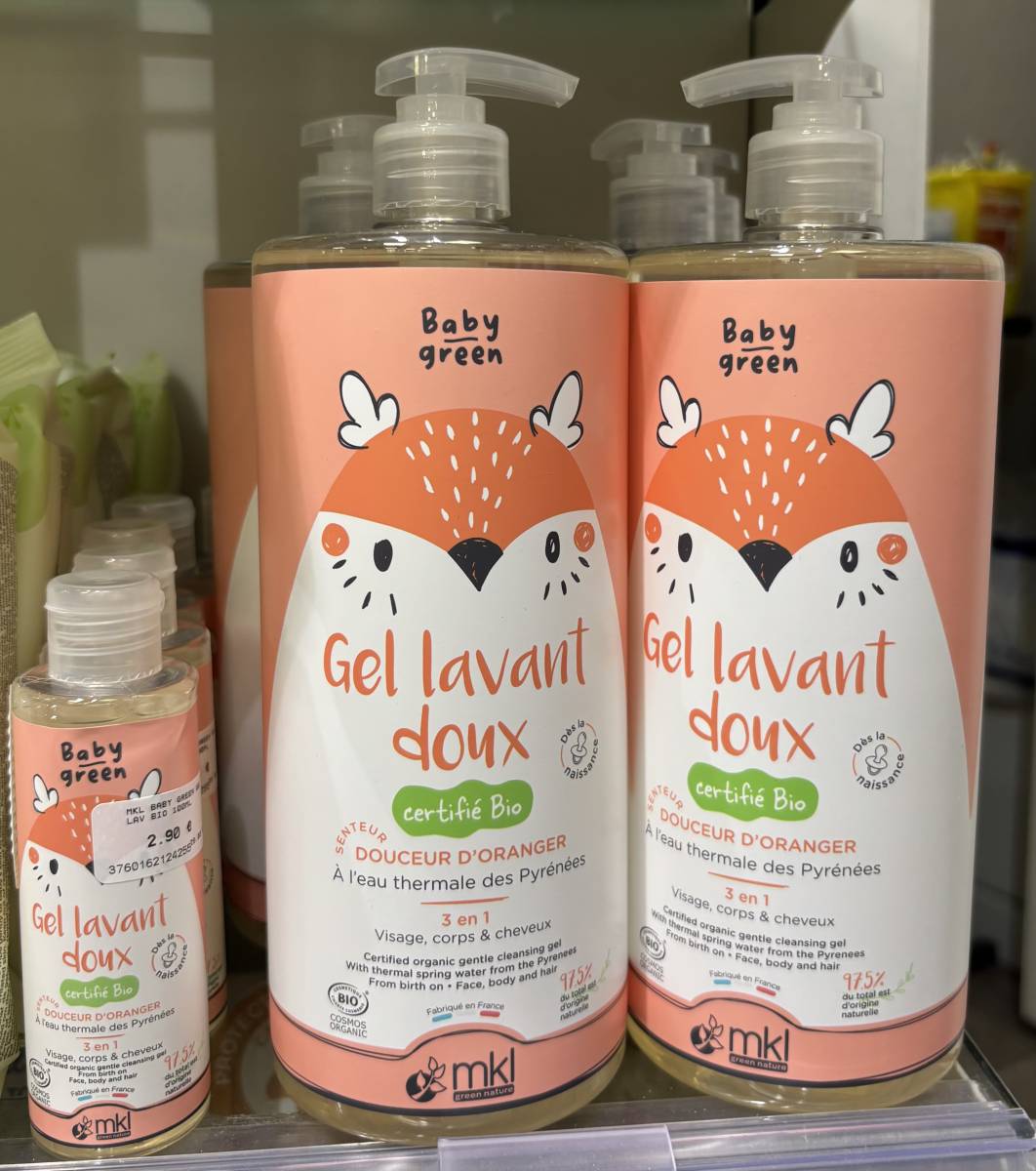 GEL LAVANT BABY GREEN BIO 100ML / 1L 13012