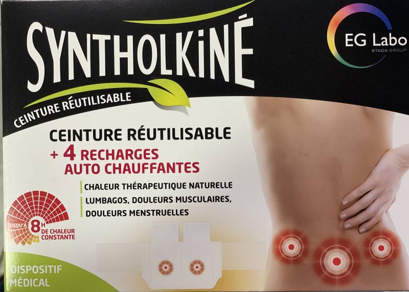 CEINTURE CHAUFFANTE rechargeable et lavable pour douleurs musculaires à marseille