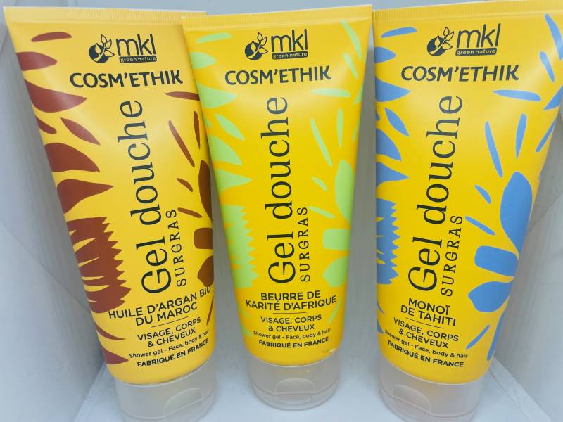 gels douches visage corps cheveux