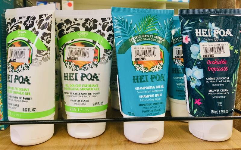 Gel douche et shampooing MONOI HEI POA à marseille