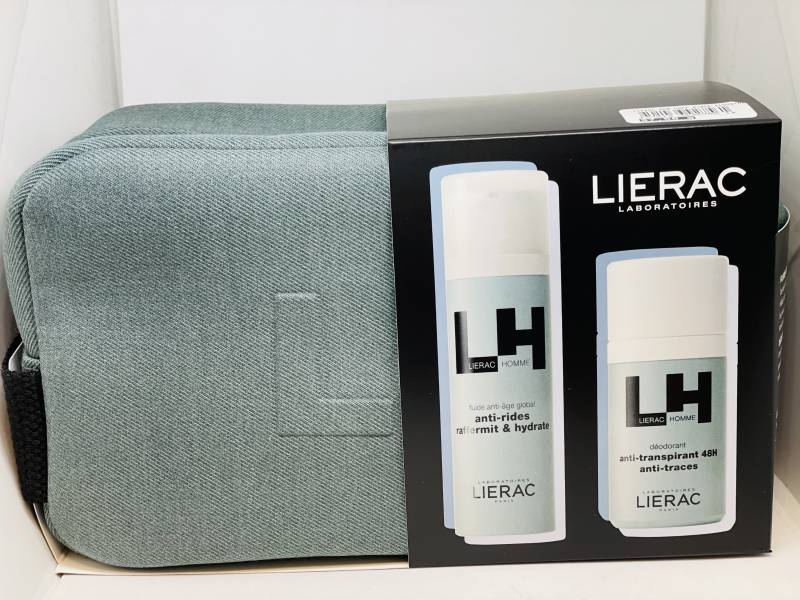 Trousse homme cadeau lierac en pharmacie