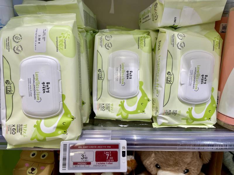 lingettes a l'eau naturelles en pharmacie