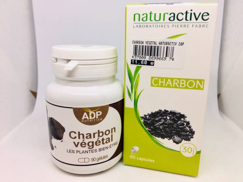 charbon végétal en pharmacie naturel