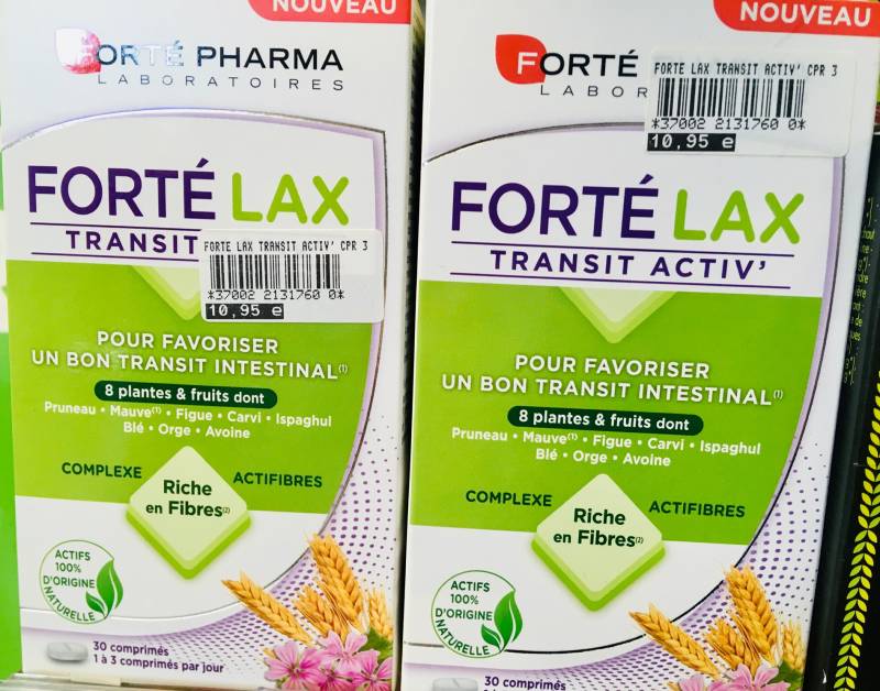 FORTE LAX transit naturel en pharmacie